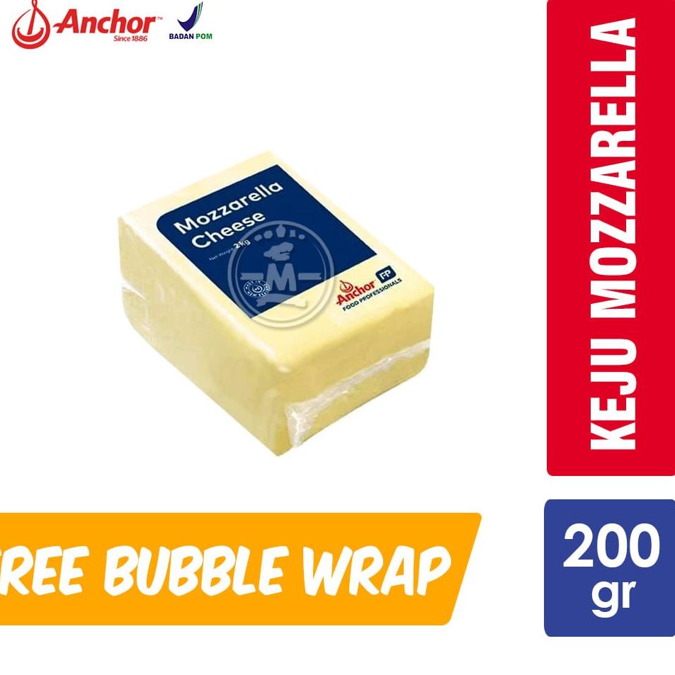 

↟ Anchor Keju mozzarella cheese 200gr っ