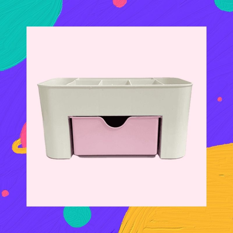 PXTON - Rak Kosmetik Plastik, Storage Box Makeup Brush Kotak Perhiasan / storage box / tempat kosmet