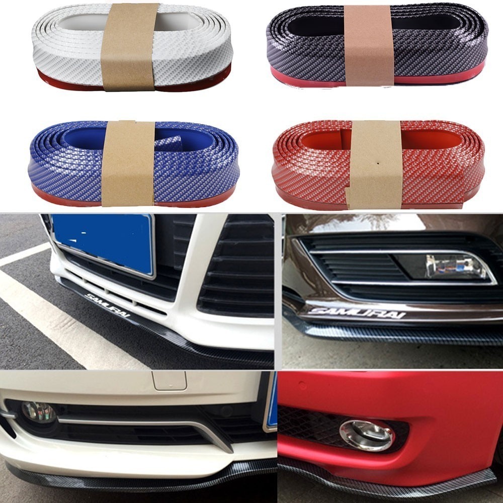 Lips Bumper Samurai Merah Biru Putih List Skirt Samurai Universal Karet Lips Lis SAMURAI Car Skirt