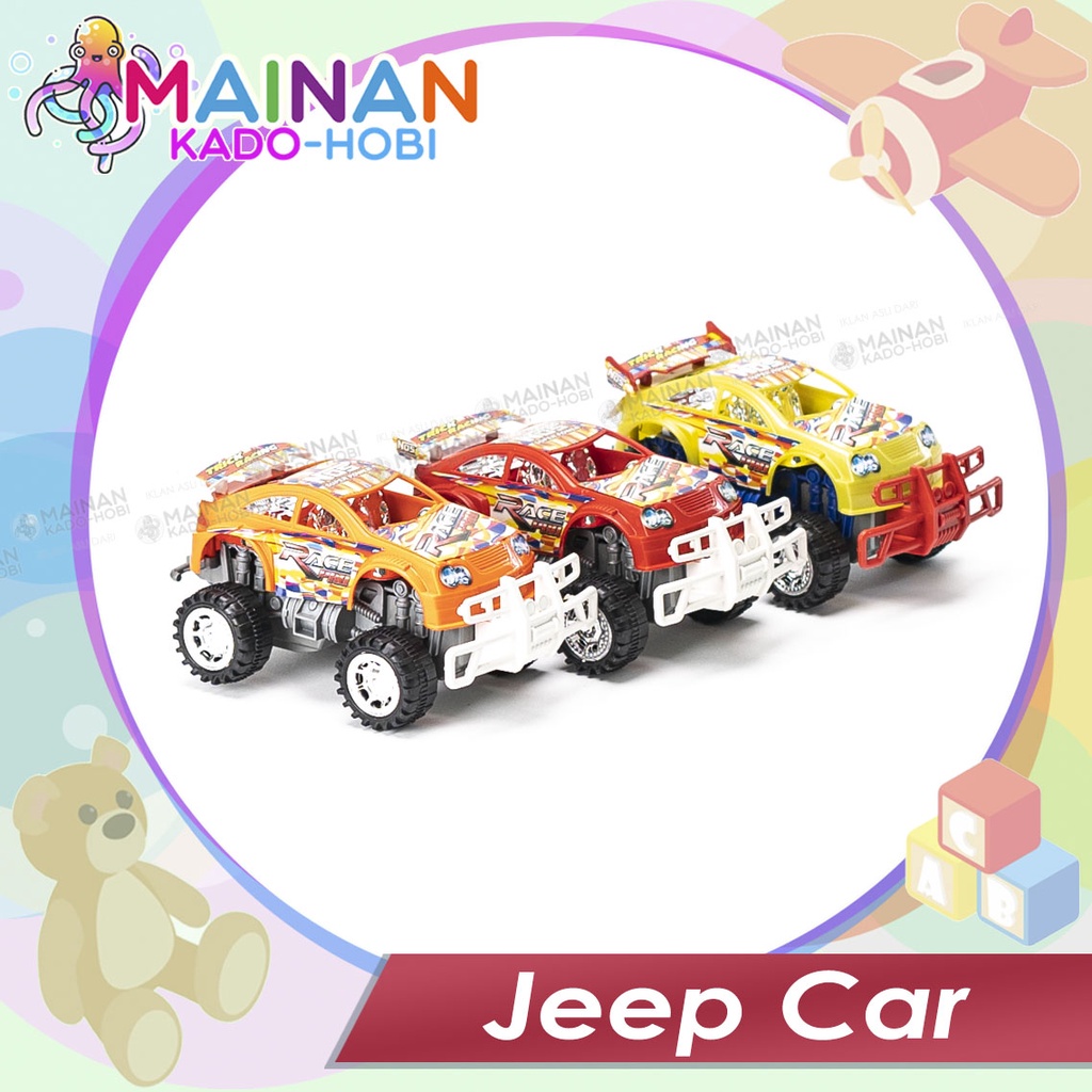 MAINAN ANAK MINIATUR DIECAST JEEP CAR