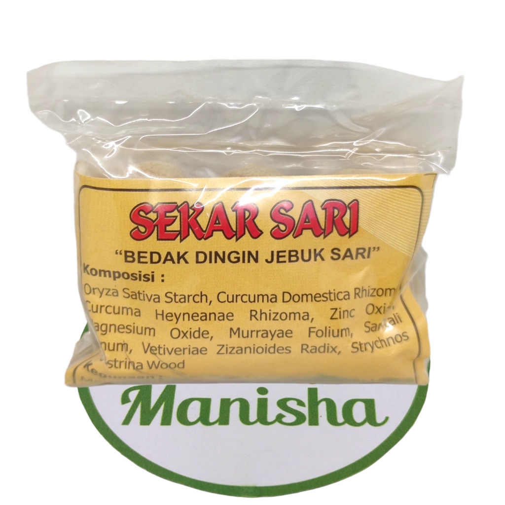 Masker Bedak Dingin Jebuk Sari Sekar Sari 25gr