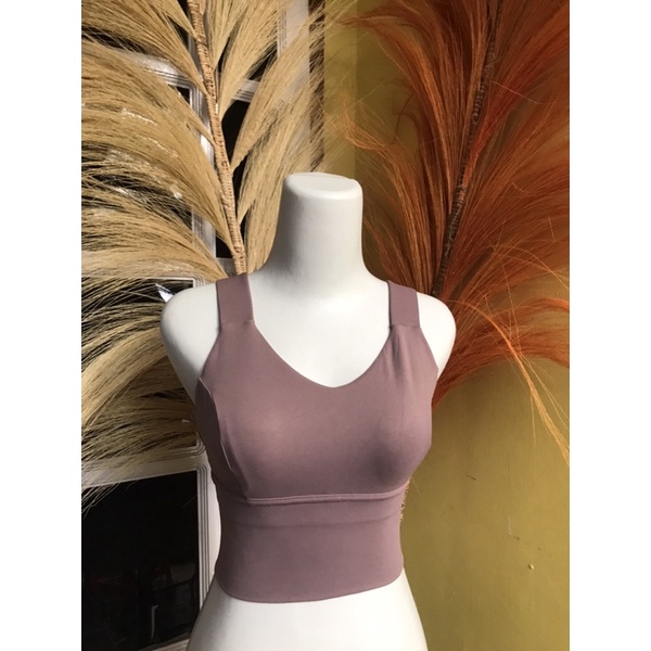 BARU sport bra crop ungu tua