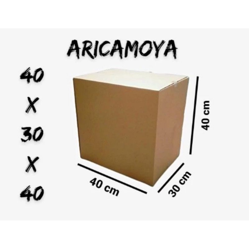 

kardus/box Ukuran 40x30x40 cm Single wall polos