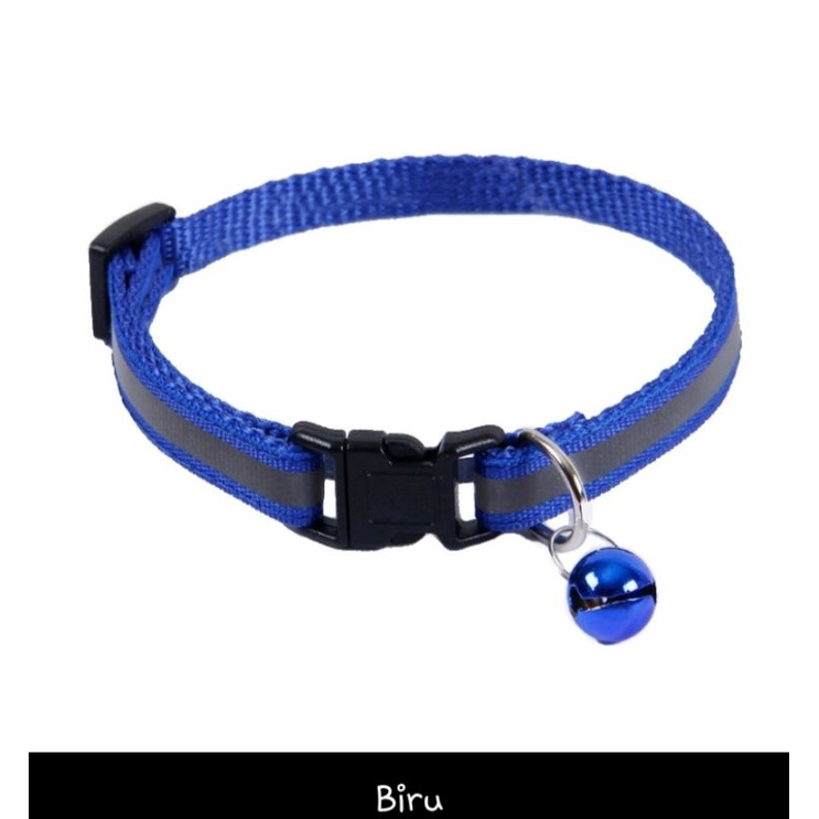 Kalung Kucing Refleksi Spotlite Glow In The Dark Menyala Dalam Gelap Baju Asesoris Kucing Shaestore15