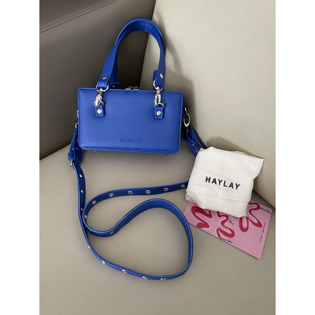 New Haylay Studio luigi bag in electric blue