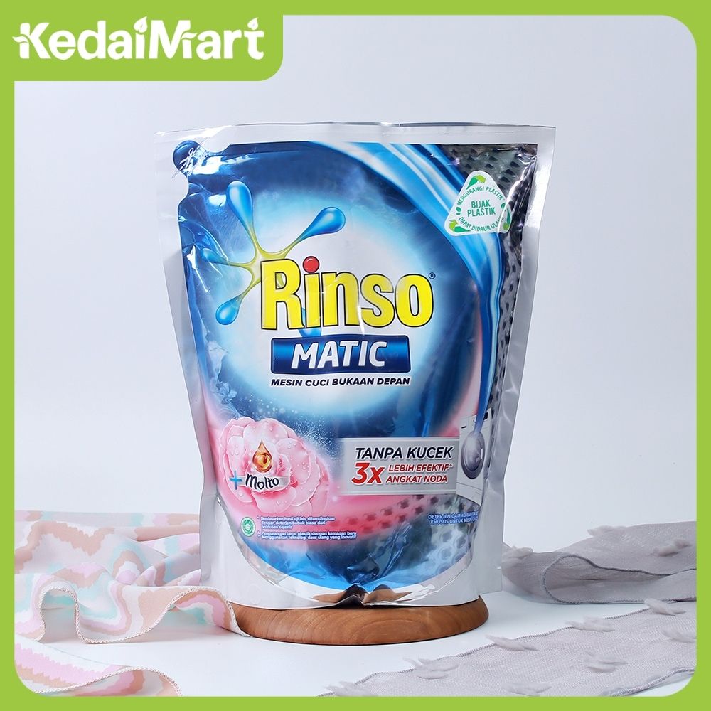 Rinso Matic Bukaan Depan Deterjen Cair 1,6 L