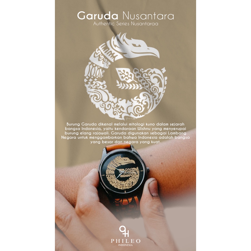 Jam Tangan Phileo Indonesia series Garuda Nusantara