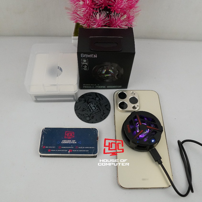 FAN COOLER GAMING GAMEN RADIATOR SIBERIA II MAGNETIC TEMPERATURE