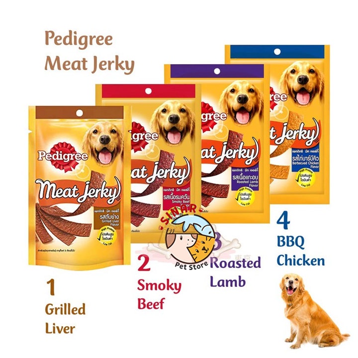 Pedigree Meat Jerky 80Gr / Snack Anjing Dendeng Jajanan
