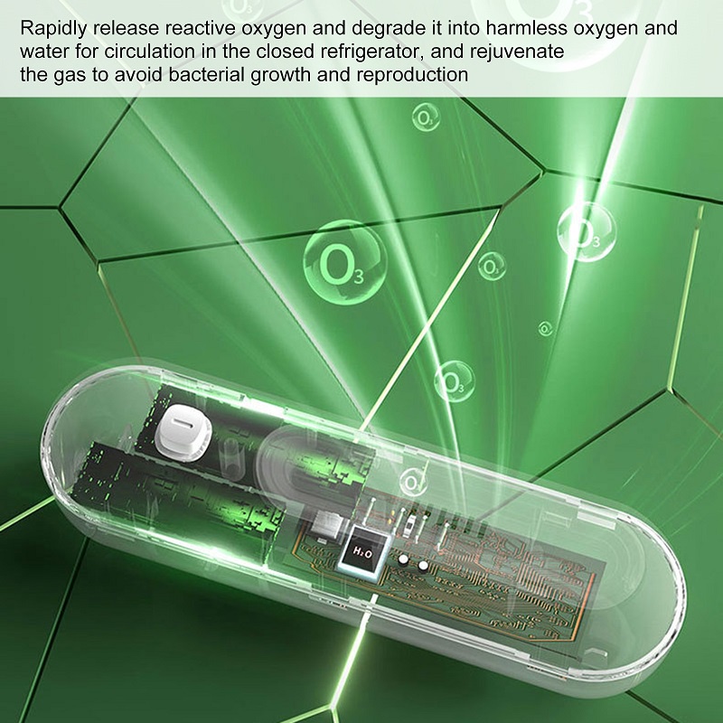 Mi.more Refrigerator Deodorizer Pengharum Kulkas USB Rechargeable Anti Bau Kulkas Penghilang Bau Odor Eliminator Anti Bau Anti Bakteri Kulkas Deodorizer