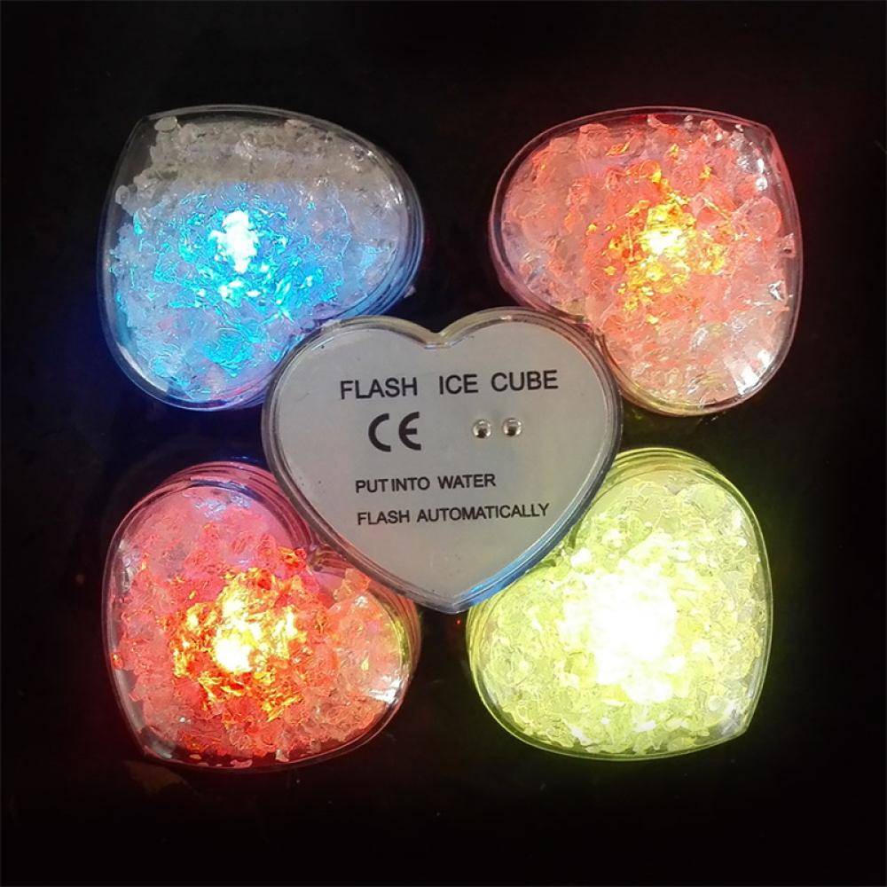 Timekey Multi Color Luminous LED Es Batu Glowing Party Bar Flash Neon Cup Dekorasi Natal Decor Lampu Induksi D4N1