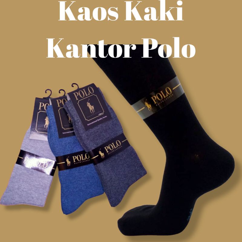 Kaos Kaki Kantor Pria &amp; Wanita High Class Polo