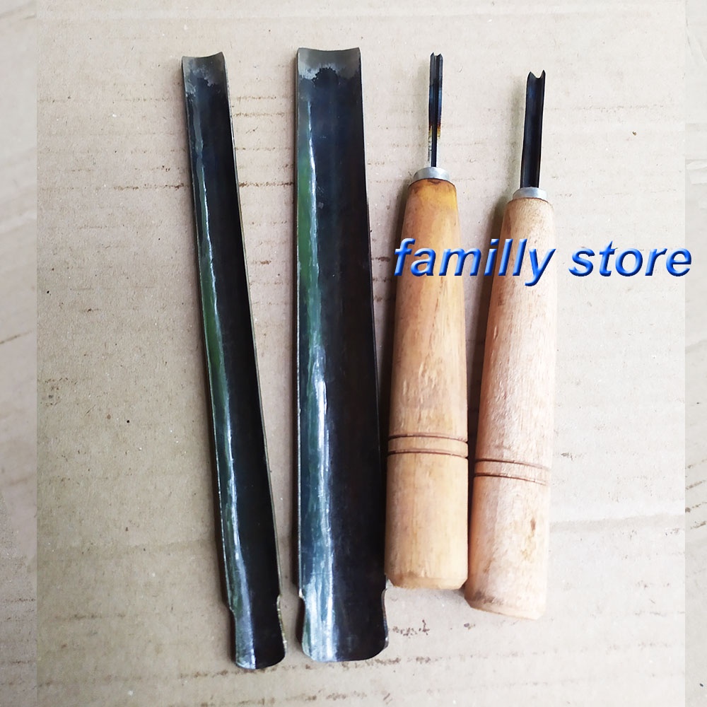 alat pahat tatah bonsai paket kol coret 4pcs
