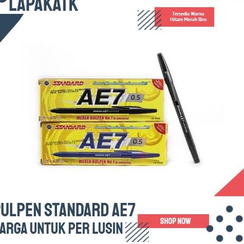 

[PRODUK MMNZ0] Pulpen Standard Ae7 / Pen Standart Ae7 ( lusin ) C79