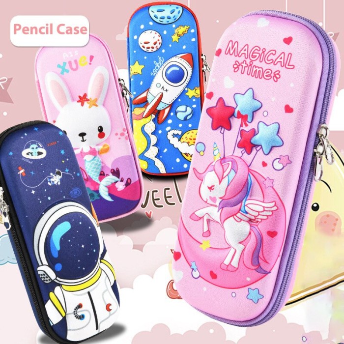 

TEMPAT PENSIL 3D / PENCIL CASE CUTE BOX UNICORN KAWAII STATIONERY