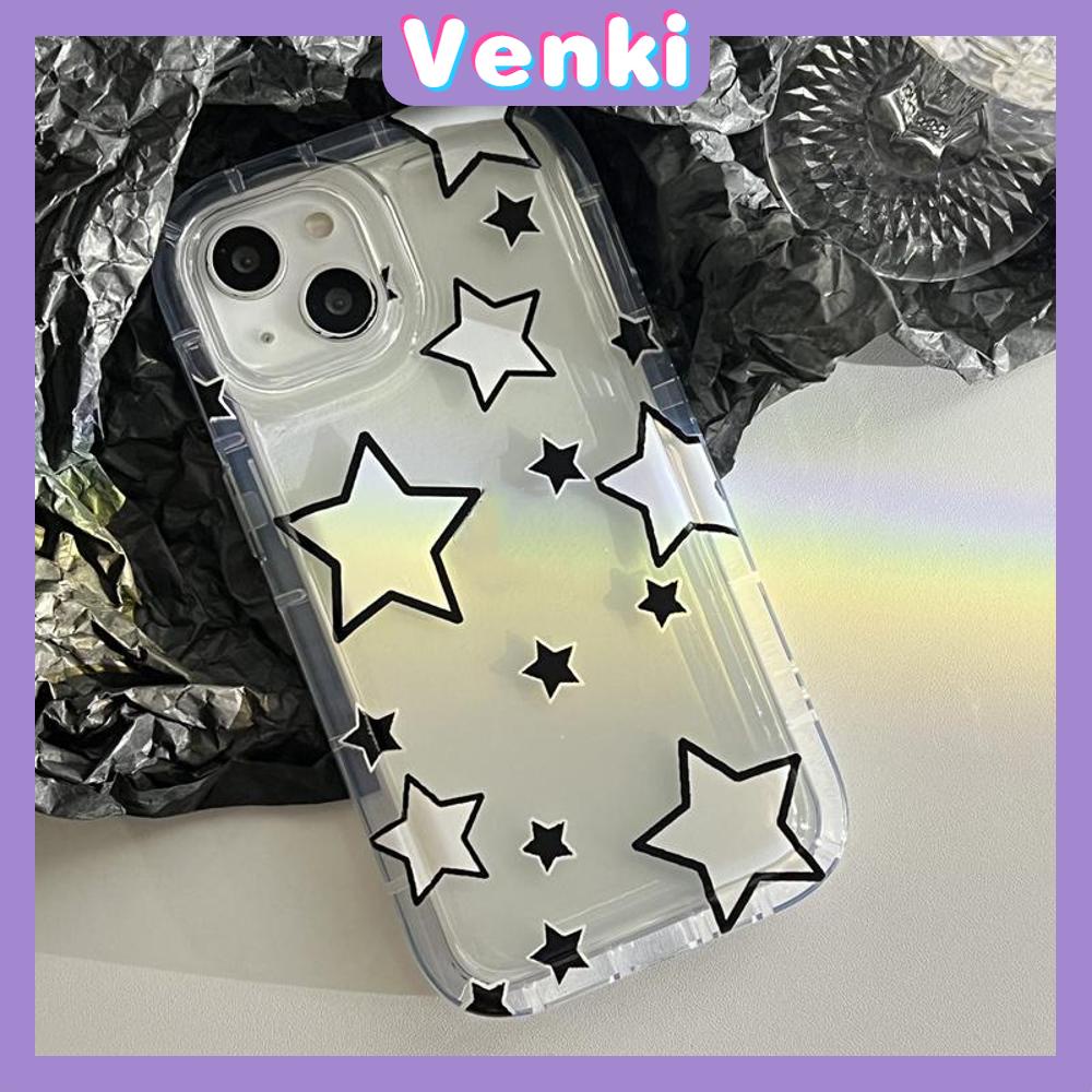 Case For iPhone 14 Pro Max TPU Soft Jelly Airbag Clear Case Stars and Hearts Case Camera Protection Shockproof For iPhone 14 13 12 11 Plus Pro Max 7 Plus X XR