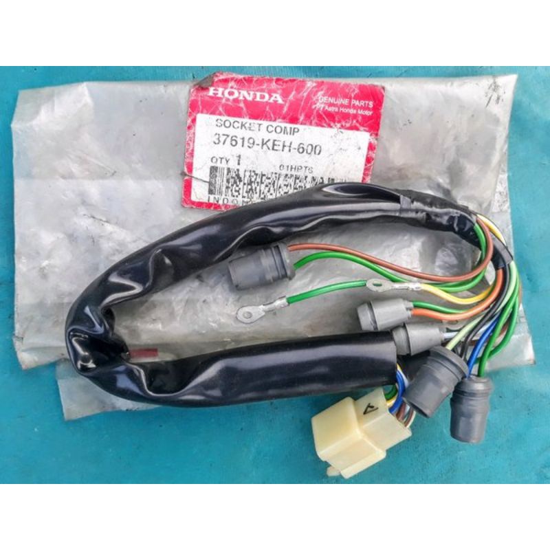 37619 KEH 600 socket comp kabel pitingan megapro primus asli honda