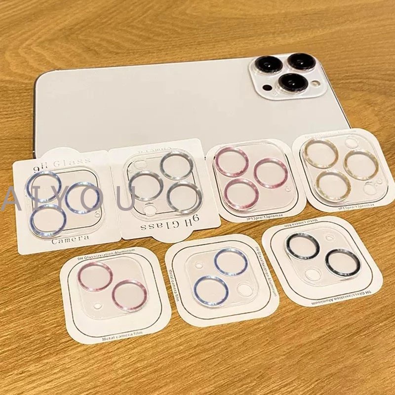 For Iphone 14 Pro Max/11 / 11 PRO / 11 PRO MAX / 12 MINI / 12 / 12 PRO / 12 PRO MAX Camera Lens Ring Glass Protector