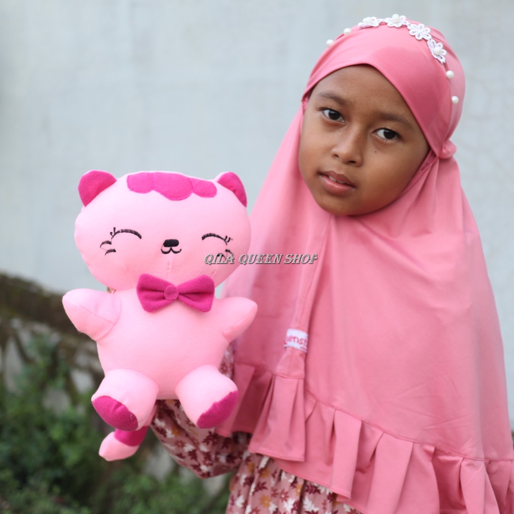 BONEKA KUCING CANTIK S OB SNI LABEL termurah bisa cod terlaris, MEERRY CAT Kawai Lembut