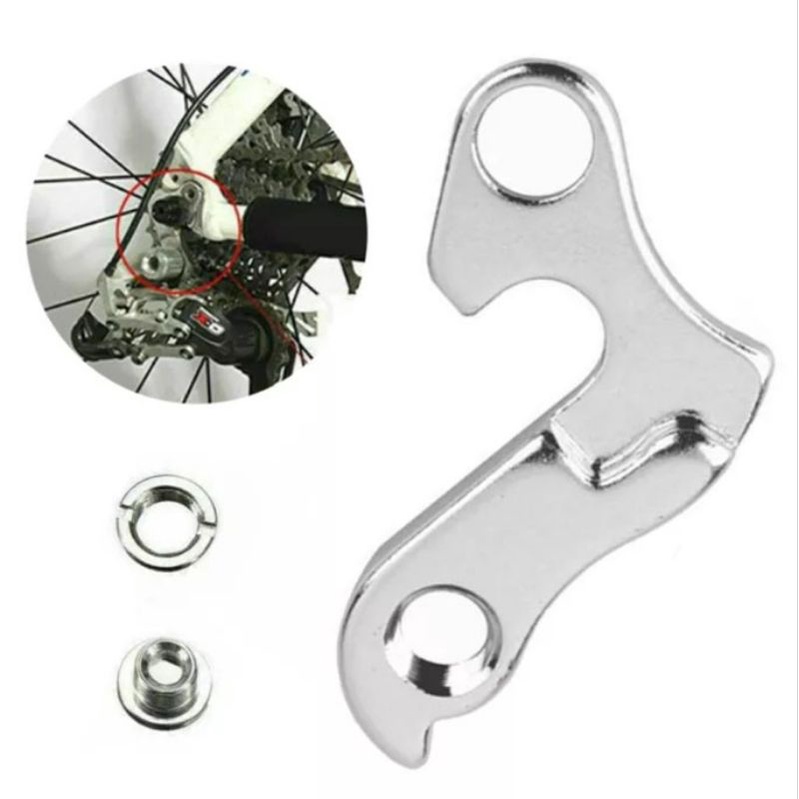 Rear end Rd . Cantolan Dudukan Derailleur Hanger RD Konverter Tail Hook MTB Bracket Gantungan Rear Rd Frame B21