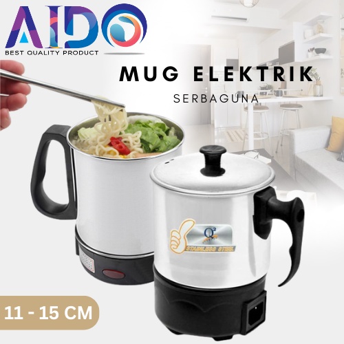 Mug listrik SERBAGUNA 15cm / teko listrik / dispenser pemanas listrik / electric heating cup