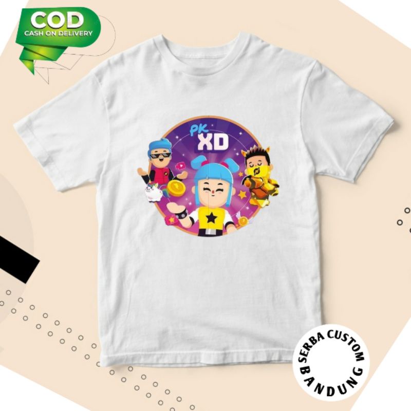 Kaos Anak Game PK XD Bahan Premium