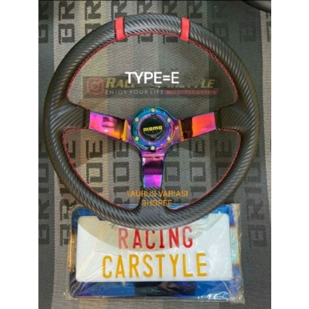 STEER STIR RACING MOBIL UNIVERSAL BUNGLON PELANGI  14 INC