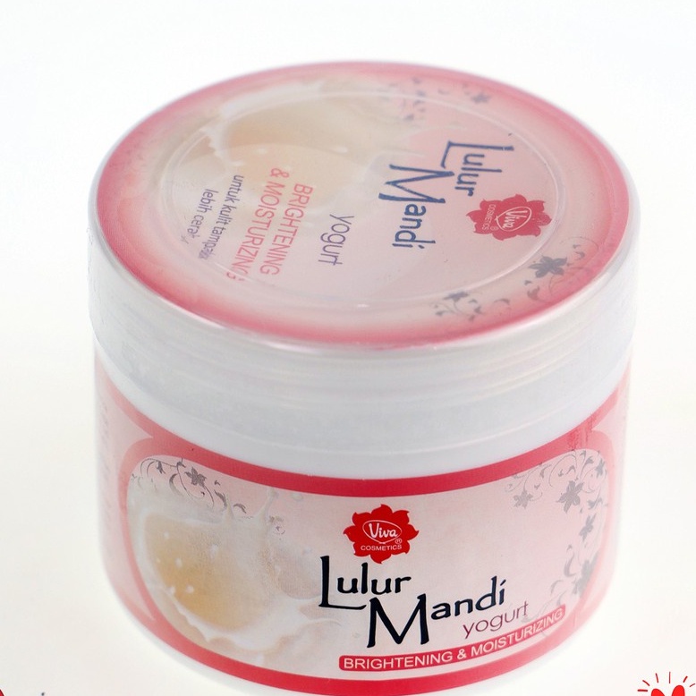 (JB99) Viva Lulur Mandi Brightening &amp; Moisturizing Yogurt (WHITENING &amp; GLOWING)