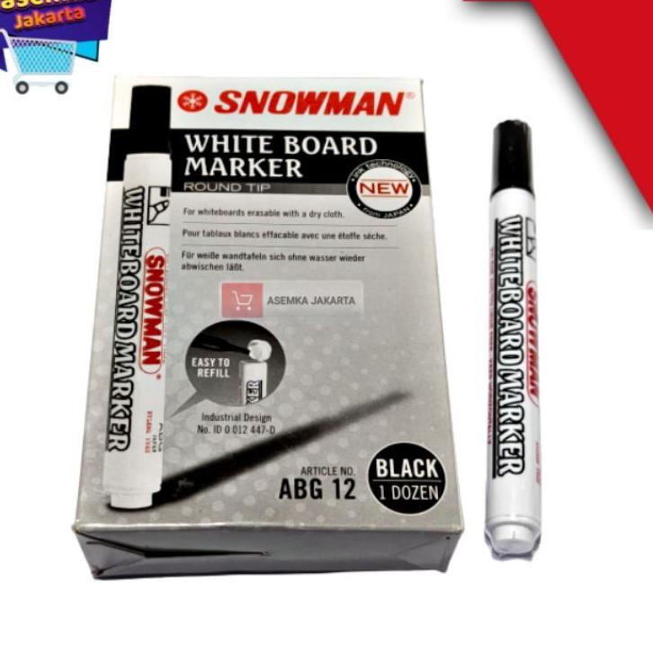 

Klik Beli Spidol Whiteboard Papan tulis SNOWMAN ABG12 Grosir 12pcs''