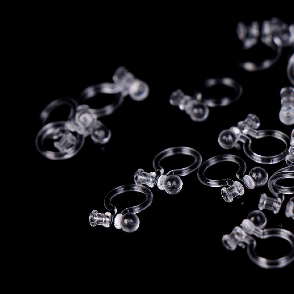 /Konverter Anting Klip on Fashion Hot// Invisible Untuk Temuan Perhiasan Telinga Non Tindik.