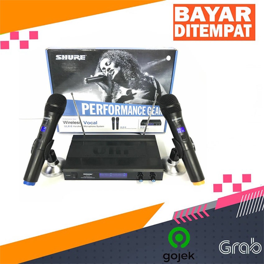mic wireless shure ulx8 double handle mic shure ulx 8 wireless mic