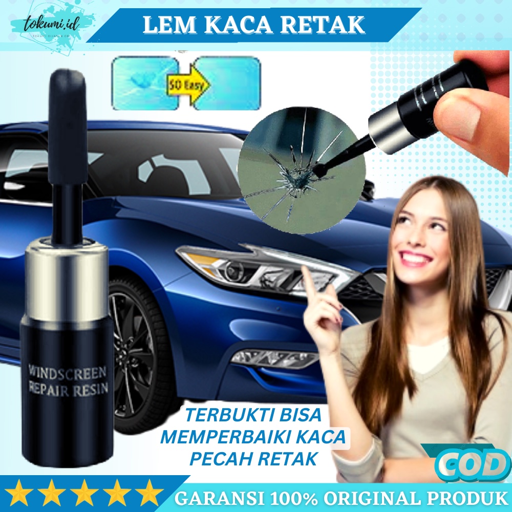 Lem Kaca Mobil Dan Layar Hp Retak Pecah Lem Ajaib Serbaguna Windshield Repair Kit Glass