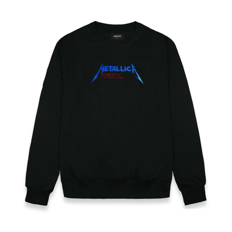 Sweater Metal Pria &amp; Wanita Premium Distro | Sweater Pria | Sweater Pria Metallica