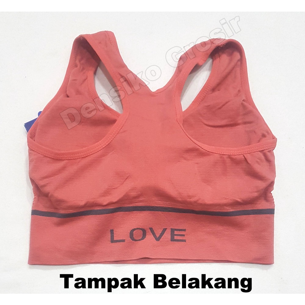 BH Sport X - Back Lydyly Bra Fitness BH Gym Premium Quality Dengan Busa Bahan Tebal