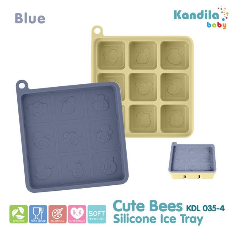 Kandila Baby KDL035-4 Cute Bees Silicone Icetray