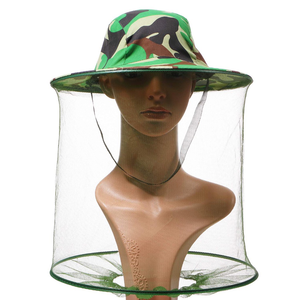 Topi Camo Jaring Topi Lebah Topi Anti Serangga Topi Jaring Lebah Topi Jaring Nyamuk Topi Mancing Topi anti Nyamuk Topi Anti lebah