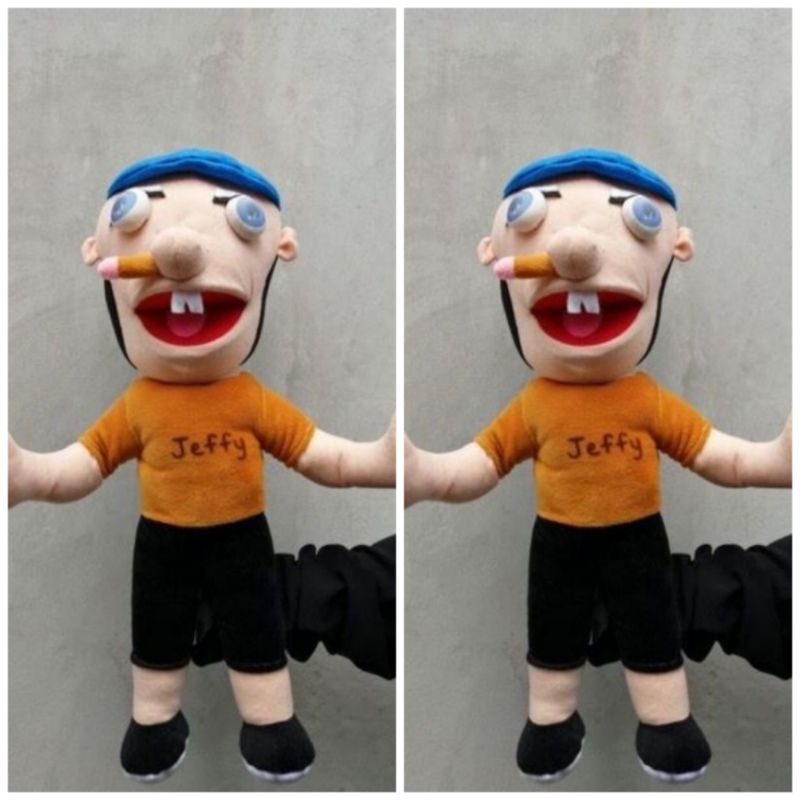 Boneka Tangan Muppet Horor Jeffy Cartoon | Boneka Dongeng Horror Halloween