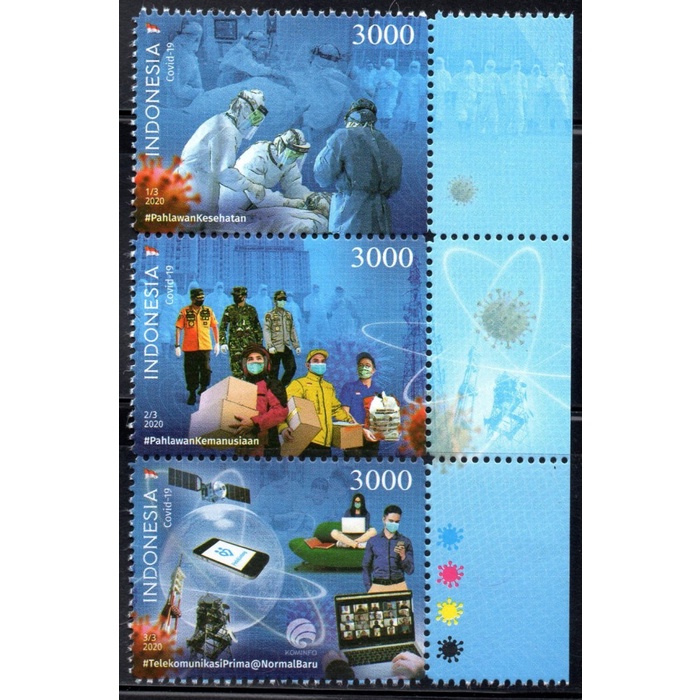 

✨NEW✨ - Prangko/Perangko INDONESIA 2020 BERSATU MELAWAN COVID - MINT L-1