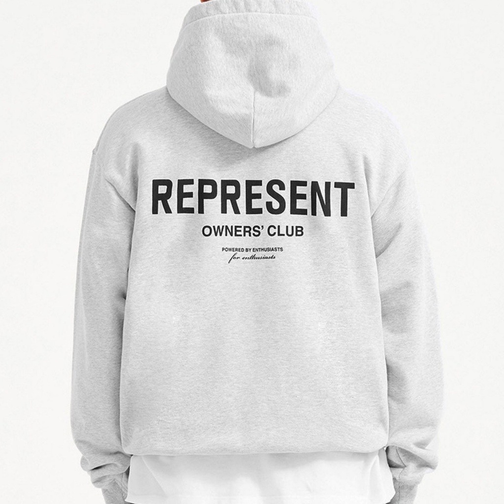 Sweater Hoodie REPRESENT Pria Distro Sweater Black Pria Wanita Ukuran Jumbo