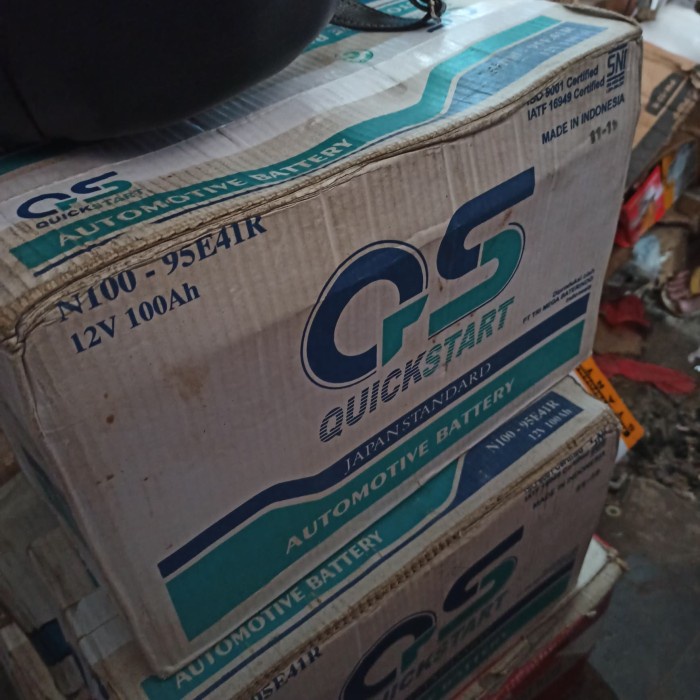 Aki Accu Basah N100 12V 100AH 100Amper QS