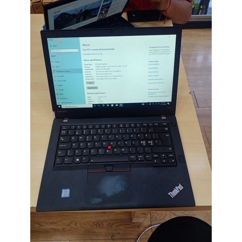 LAPTOP MURAH LENOVO THINKPAD T470 INTEL I5 7300U 16GB 512GB 14 FHD TOUCH WIN10PRO TERLARIS