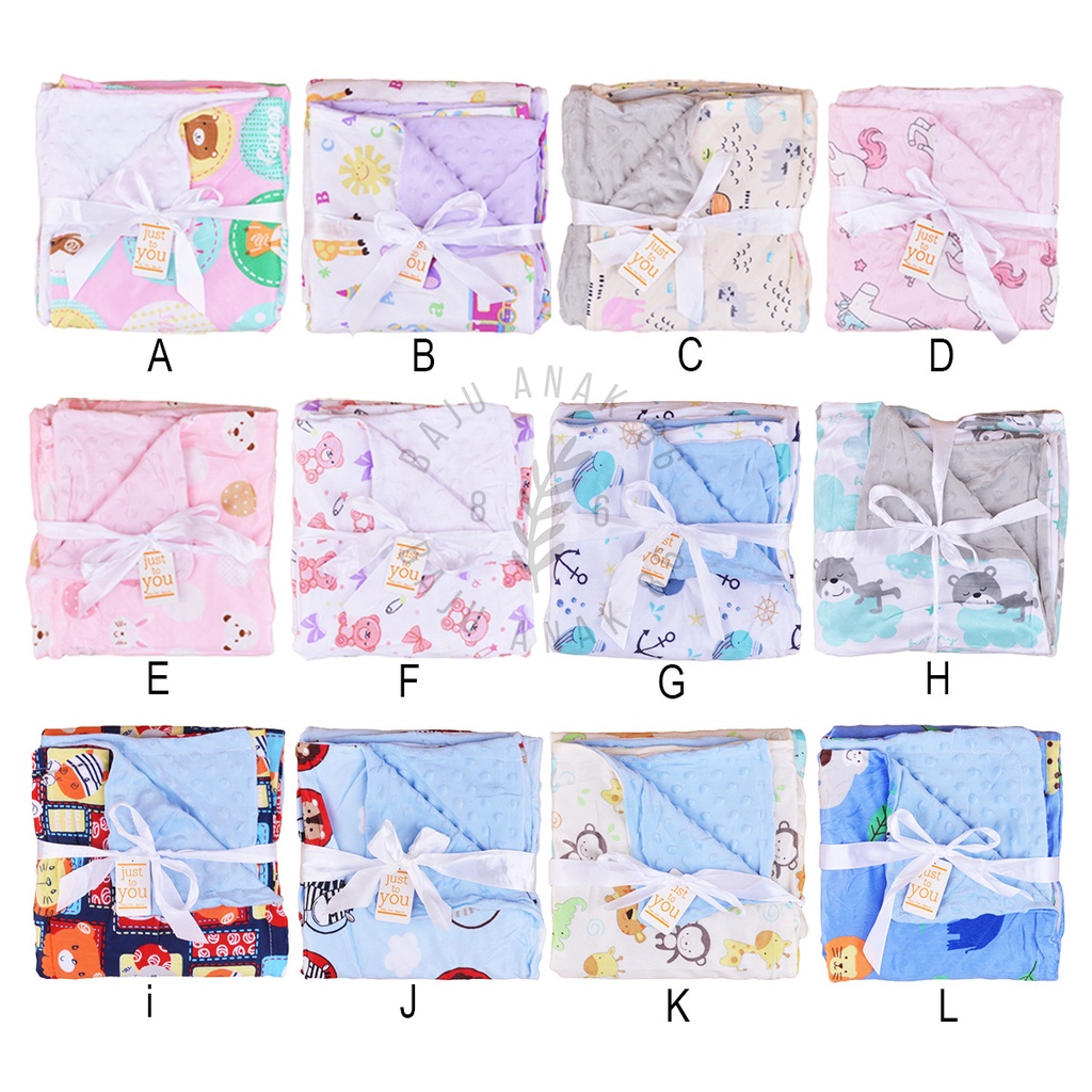 Selimut Bayi Bintik Motif Just To You - 022.4602