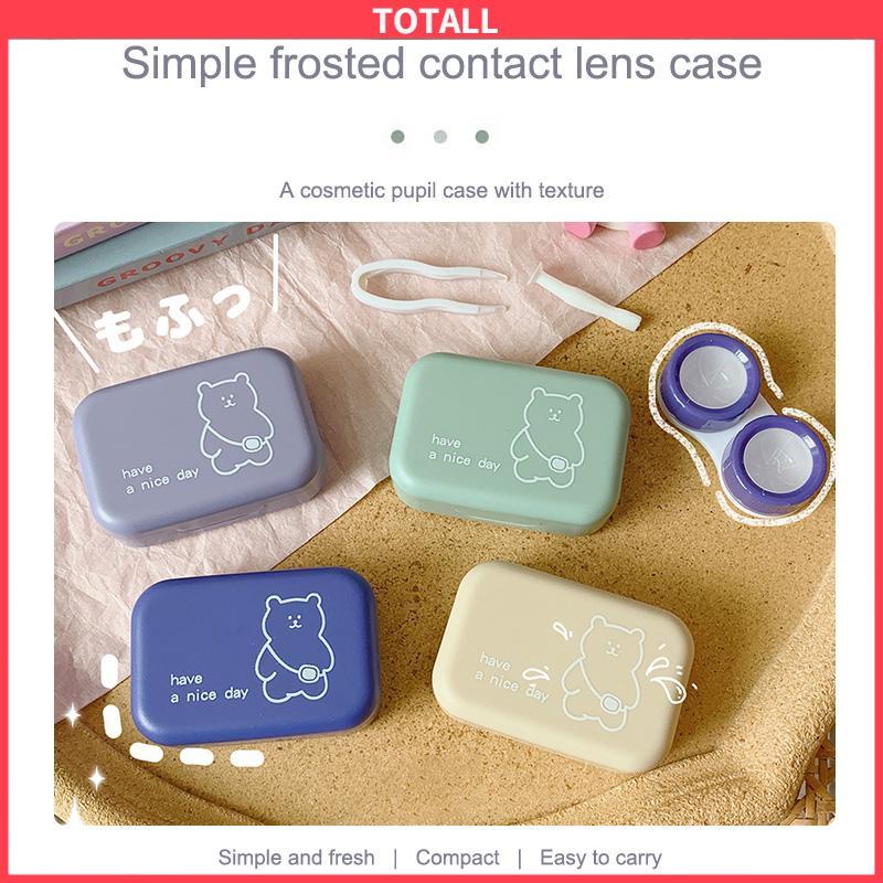 COD Wadah Kotak Penyimpanan Kontak Lens Mini Softlens Case Portable-Totall