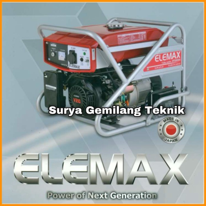 Mesin Genset Bensin Honda Elemax Sv2800R 2300Watt Generator Listrik