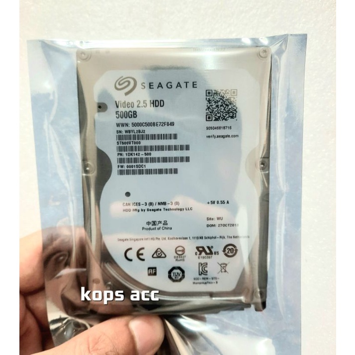 Hardisk Laptop 500Gb 320Gb Seagate Slim Sata 2.5 Inch Hdd Laptop Garansi 1 Tahun