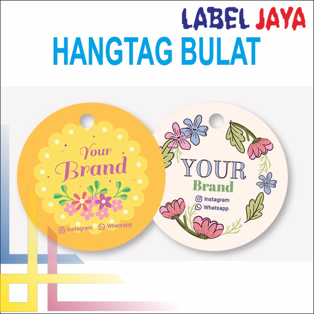 

Hangtag custom bulat hangtag cutting hangtag thankyou hangtag aksesoris Toko_Renata LABEL_JAYA