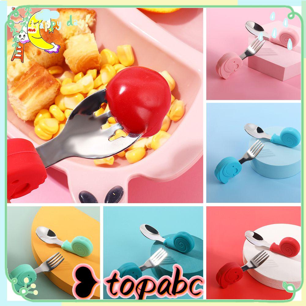 Top Baby Gadget Lucu Balita Alat Makan Sendok Garpu Anak Utensil