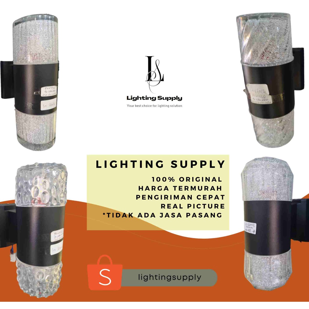 Lampu Dinding LED TRICOLOR Classic / Lampu Tempel / Lampu Teras Outdoor / Lampu Modern / Lampu Minim