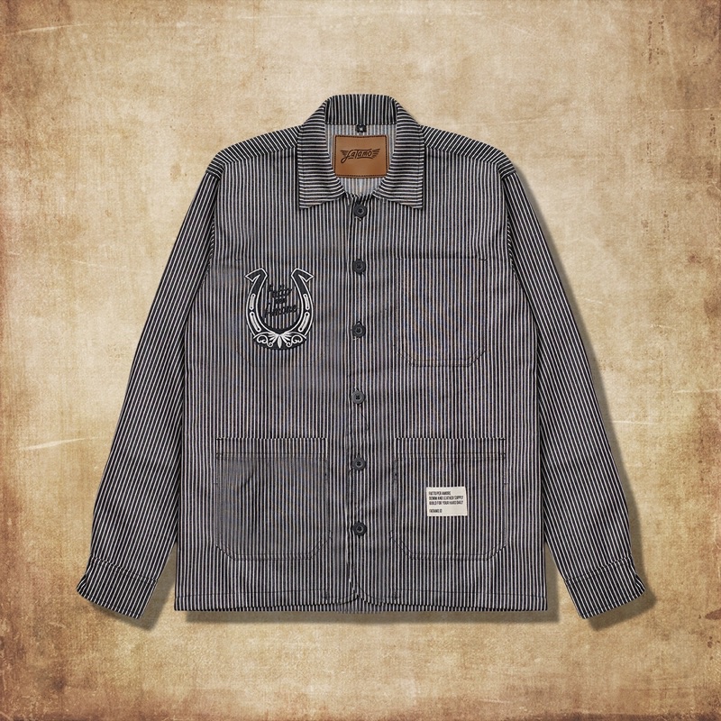 KEMEJA PANJANG | DENIM | HICKORY | CHORE JACKET FATAMO | WORKSHIRT