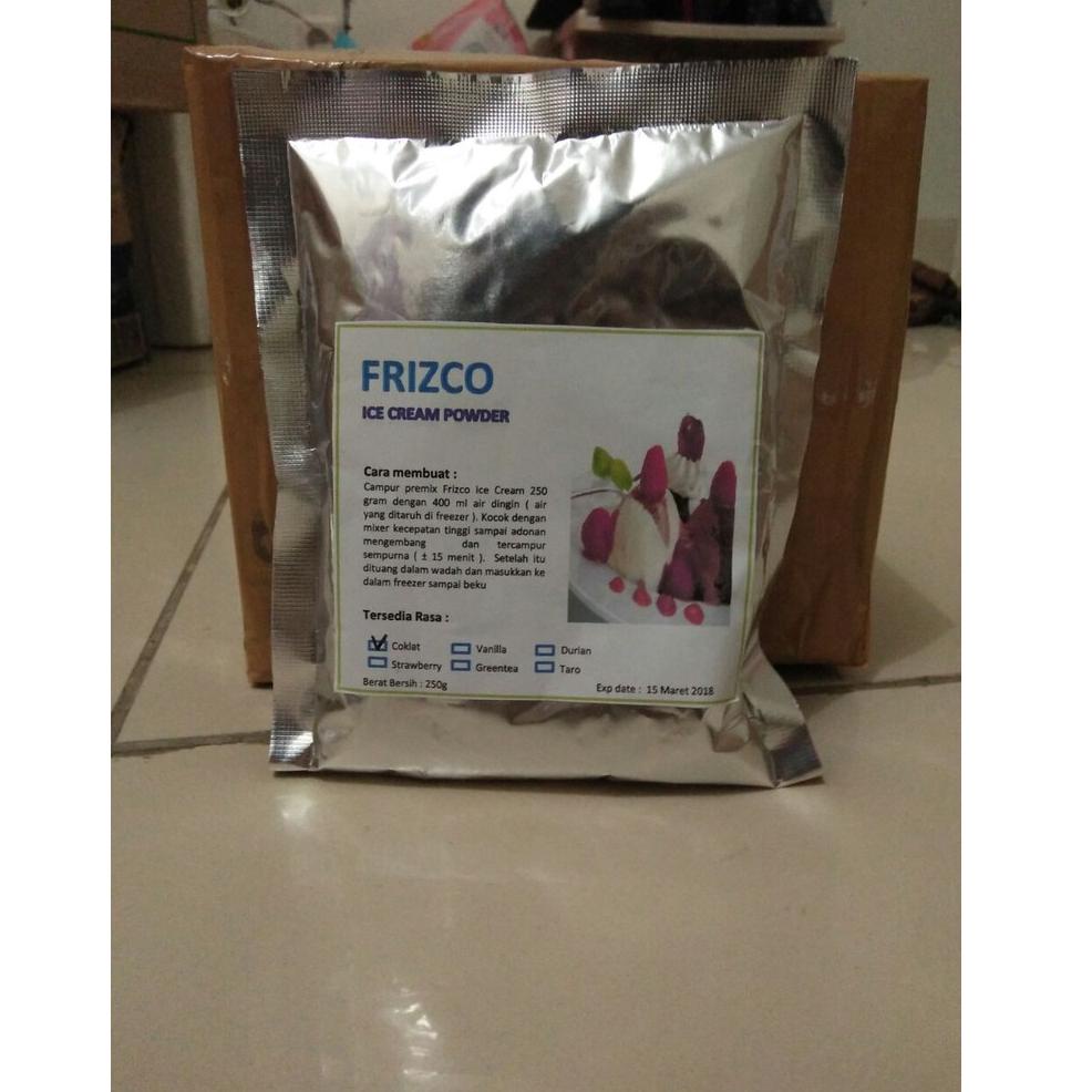 

[KODE 08DHO] Bubuk Es Krim 250 gr FRIZCO